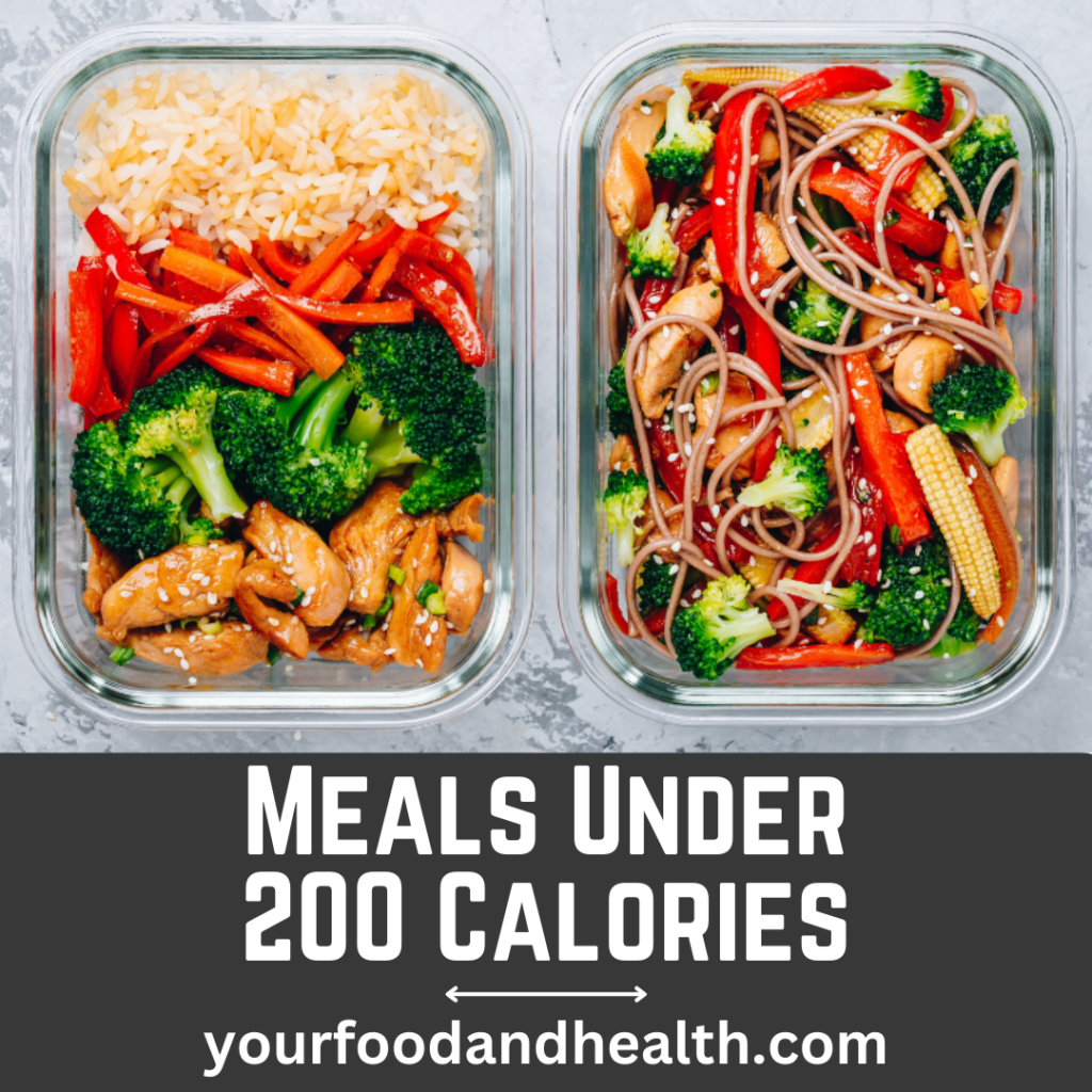 Meals Under 200 Calories