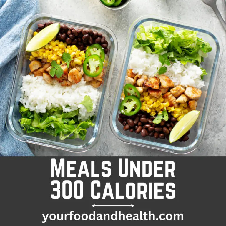 Meals Under 300 Calories