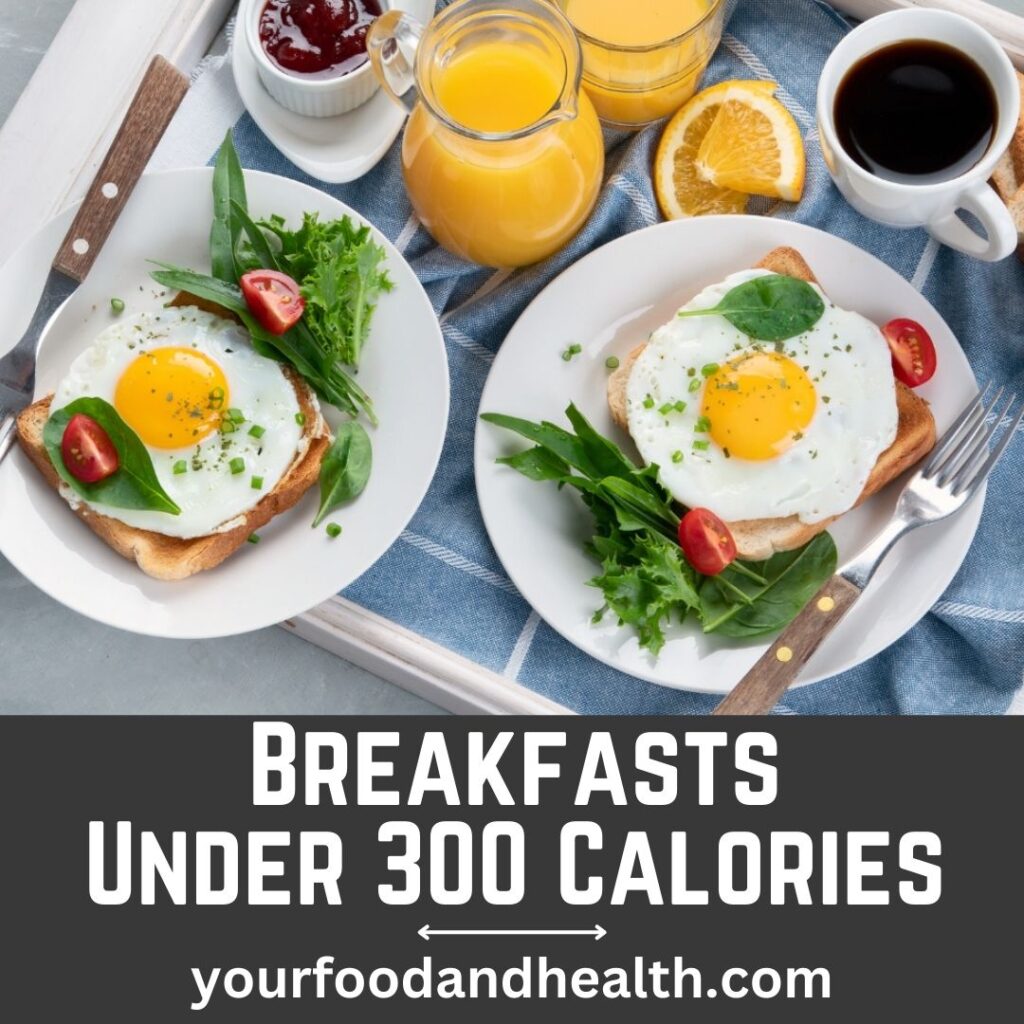 Breakfasts Under 300 Calories