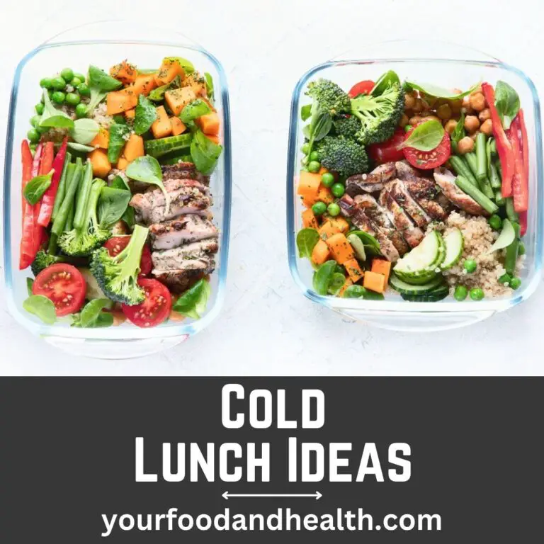 Cold Lunch Ideas