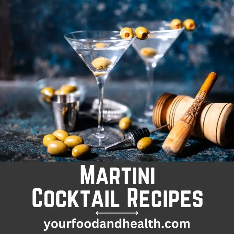 Martini Cocktail Recipes