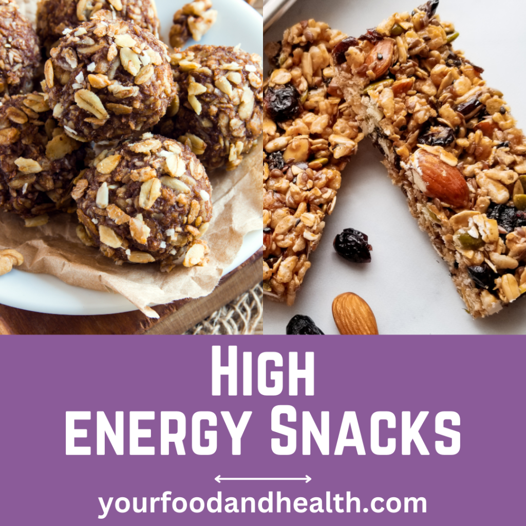 High energy Snacks