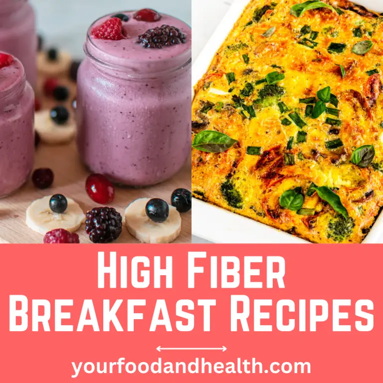 High Fiber Breakfast Recipes